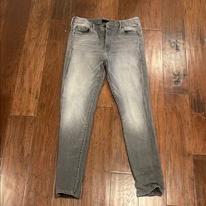 MOTHER Gray Skinny Jeans